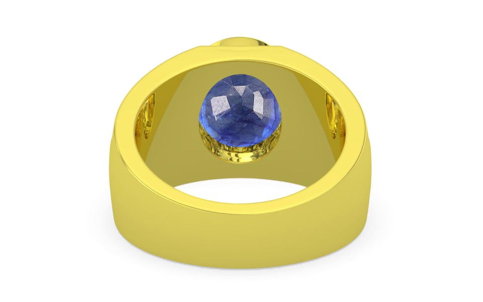 Panchdhatu Thailand Blue Sapphire Ring Fine Quality (R1)