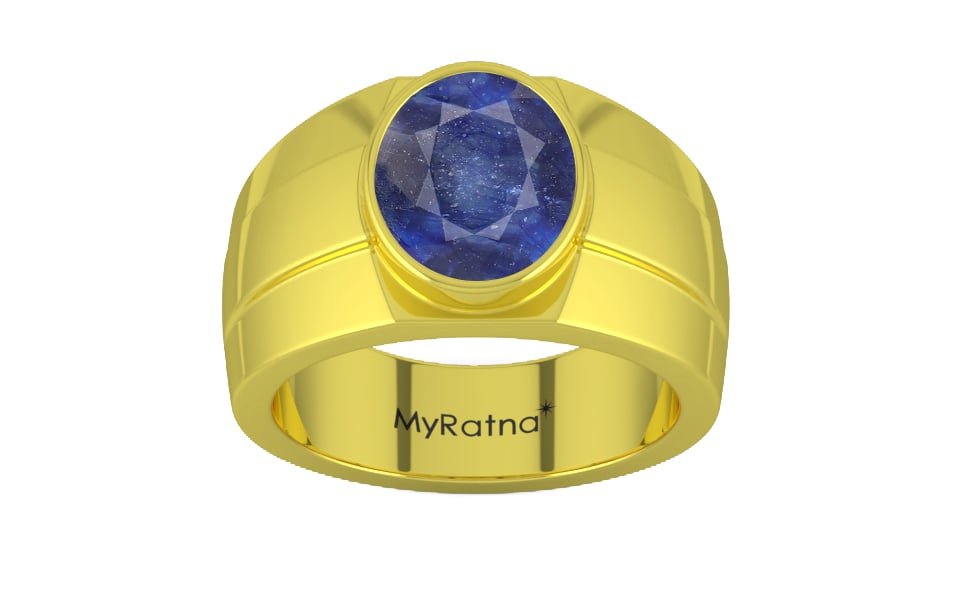 Panchdhatu Thailand Blue Sapphire Ring Fine Quality (R1)