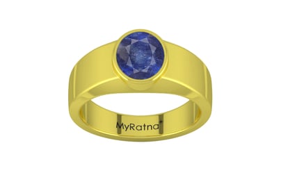 Panchdhatu Thailand Blue Sapphire Ring Fine Quality (R10)