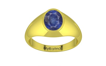 Panchdhatu Thailand Blue Sapphire Ring Fine Quality (R12)