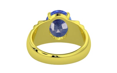 Panchdhatu Thailand Blue Sapphire Ring Fine Quality (R4)