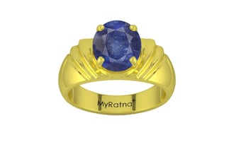 Panchdhatu Thailand Blue Sapphire Ring Fine Quality (R4)