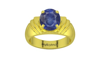 Panchdhatu Thailand Blue Sapphire Ring Fine Quality (R4)