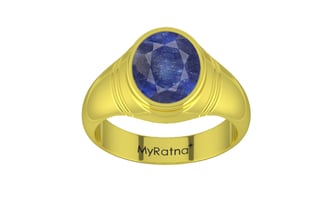 Panchdhatu Thailand Blue Sapphire Ring Fine Quality (R7)