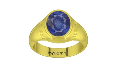 Panchdhatu Thailand Blue Sapphire Ring Fine Quality (R7)