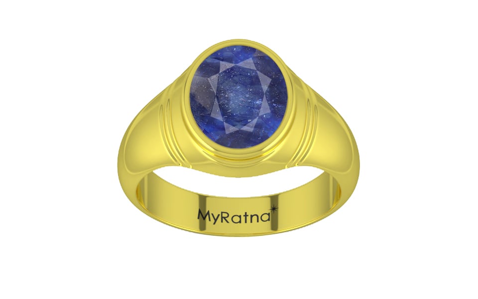 Panchdhatu Thailand Blue Sapphire Ring Fine Quality (R7)
