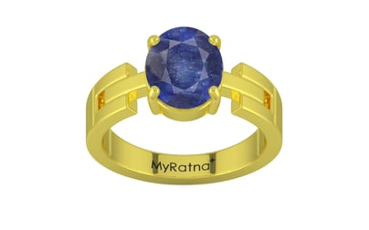 Panchdhatu Thailand Blue Sapphire Ring Fine Quality (R8)