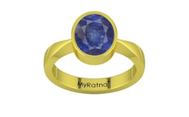 Panchdhatu Thailand Blue Sapphire Ring Fine Quality (R9)