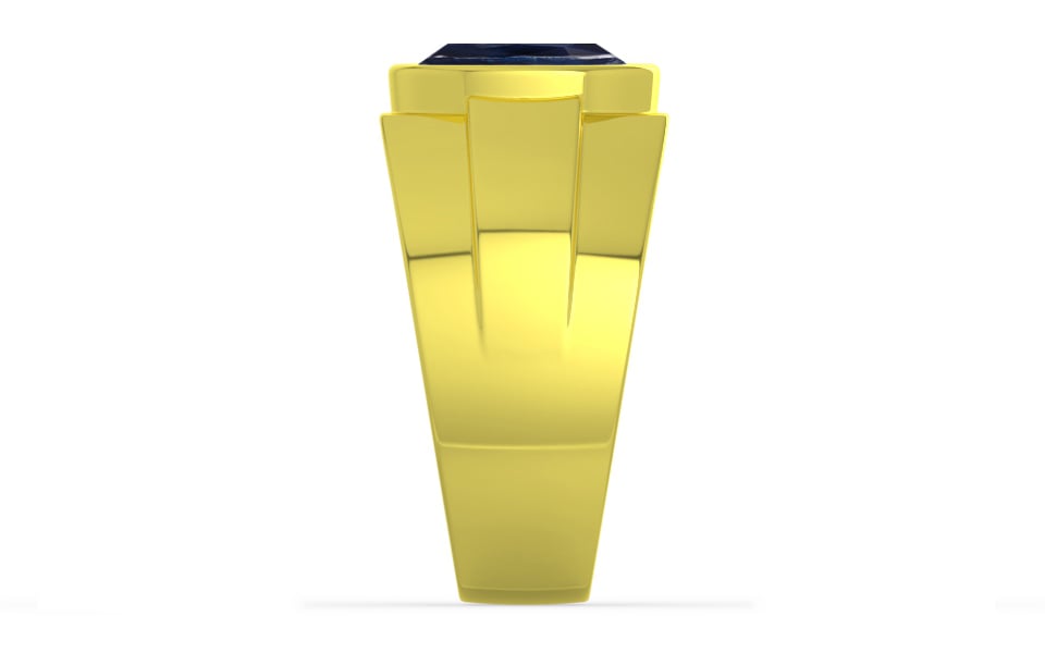 Panchdhatu Thailand Blue Sapphire Ring Limited Quality (R1)