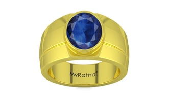 Panchdhatu Thailand Blue Sapphire Ring Limited Quality (R1)
