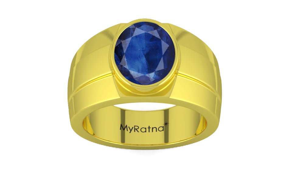 Panchdhatu Thailand Blue Sapphire Ring Limited Quality (R1)