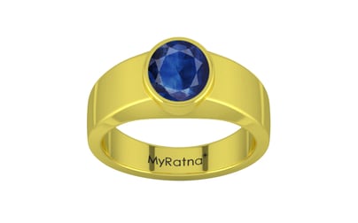 Panchdhatu Thailand Blue Sapphire Ring Limited Quality (R10)