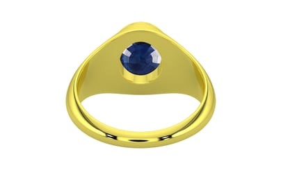 Panchdhatu Thailand Blue Sapphire Ring Limited Quality (R12)