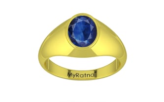 Panchdhatu Thailand Blue Sapphire Ring Limited Quality (R12)