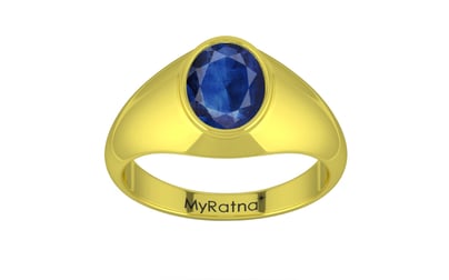 Panchdhatu Thailand Blue Sapphire Ring Limited Quality (R12)