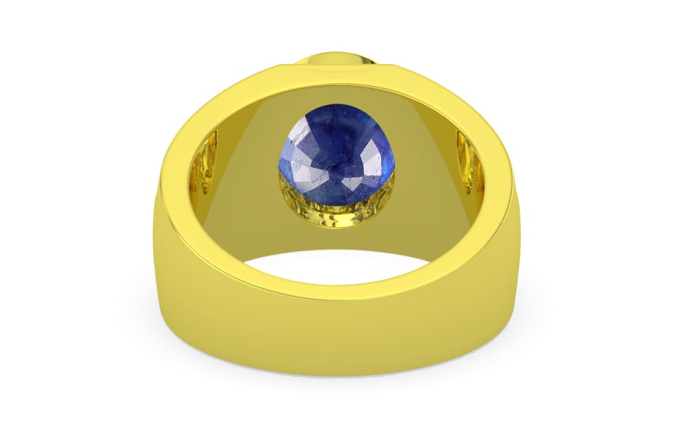 Panchdhatu Thailand Blue Sapphire Ring Prime Quality (R1)