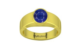 Panchdhatu Thailand Blue Sapphire Ring Prime Quality (R10)