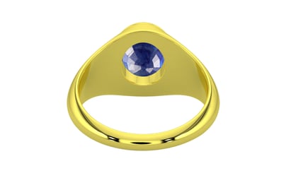 Panchdhatu Thailand Blue Sapphire Ring Prime Quality (R12)