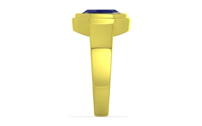 Panchdhatu Thailand Blue Sapphire Ring Prime Quality (R3)