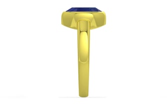 Panchdhatu Thailand Blue Sapphire Ring Prime Quality (R6)