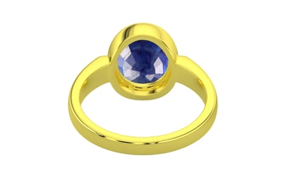 Panchdhatu Thailand Blue Sapphire Ring Prime Quality (R6)