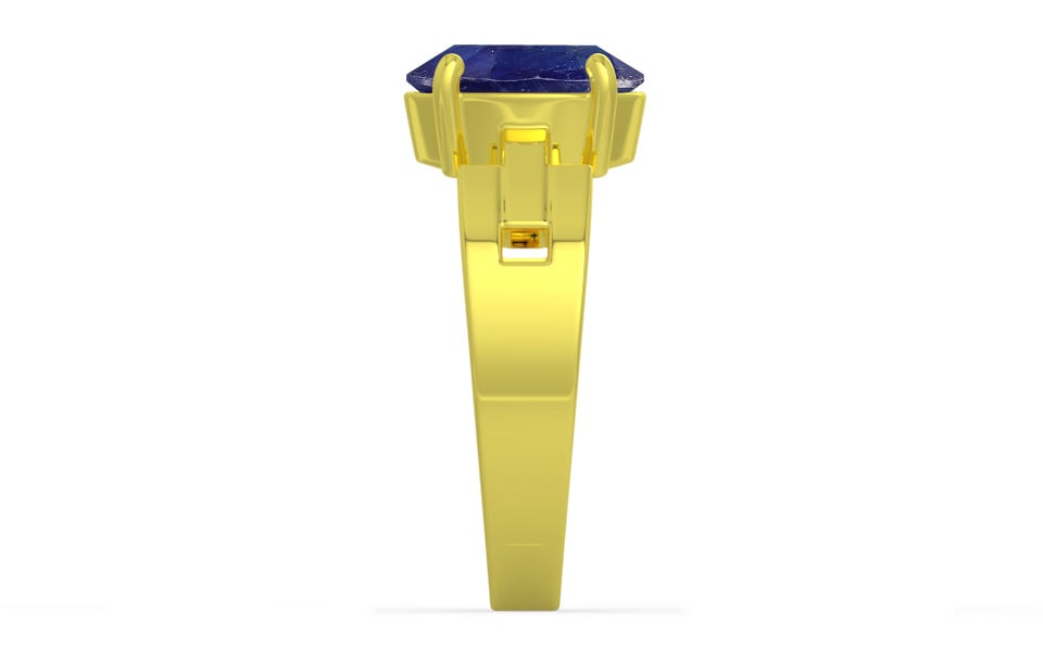 Panchdhatu Thailand Blue Sapphire Ring Prime Quality (R8)