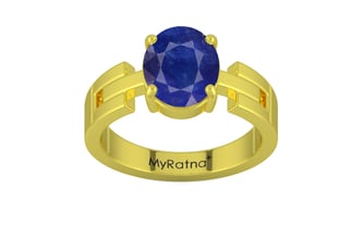 Panchdhatu Thailand Blue Sapphire Ring Prime Quality (R8)