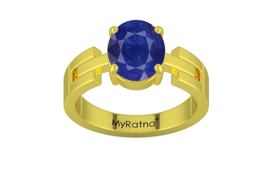 Panchdhatu Thailand Blue Sapphire Ring Prime Quality (R8)