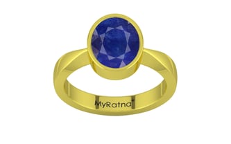 Panchdhatu Thailand Blue Sapphire Ring Prime Quality (R9)