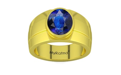 Panchdhatu Thailand Blue Sapphire Ring Rare Quality (R1)