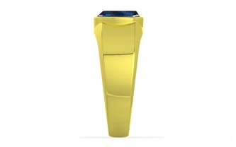 Panchdhatu Thailand Blue Sapphire Ring Rare Quality (R10)