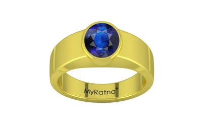 Panchdhatu Thailand Blue Sapphire Ring Rare Quality (R10)