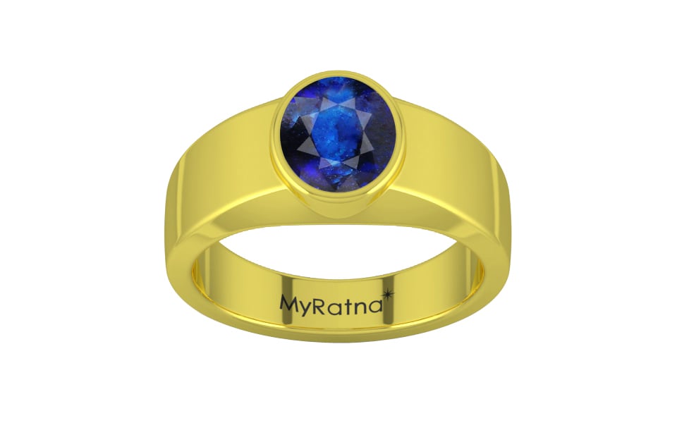 Panchdhatu Thailand Blue Sapphire Ring Rare Quality (R10)