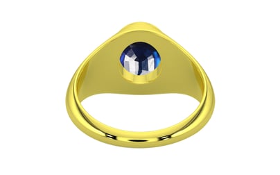 Panchdhatu Thailand Blue Sapphire Ring Rare Quality (R12)