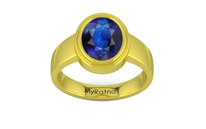 Panchdhatu Thailand Blue Sapphire Ring Rare Quality (R3)