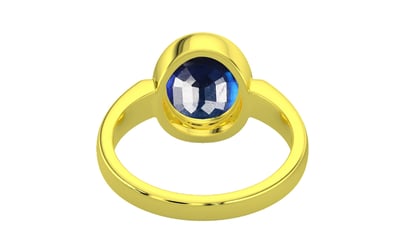 Panchdhatu Thailand Blue Sapphire Ring Rare Quality (R6)