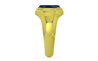 Panchdhatu Thailand Blue Sapphire Ring Rare Quality (R7)