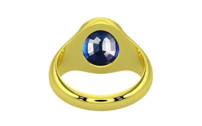 Panchdhatu Thailand Blue Sapphire Ring Rare Quality (R7)