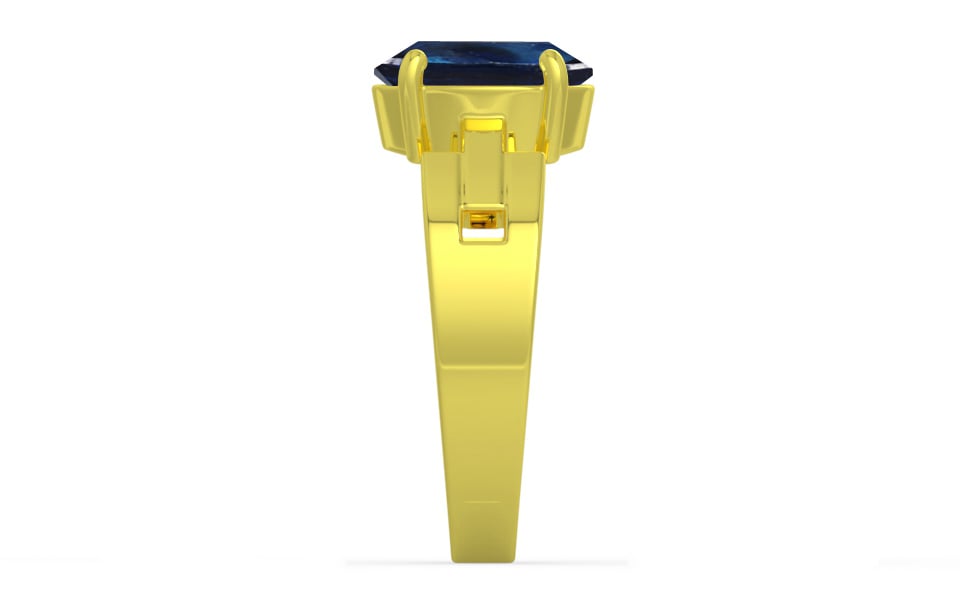 Panchdhatu Thailand Blue Sapphire Ring Rare Quality (R8)