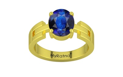 Panchdhatu Thailand Blue Sapphire Ring Rare Quality (R8)