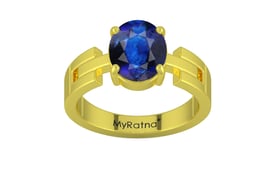 Panchdhatu Thailand Blue Sapphire Ring Rare Quality (R8)