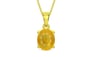 Panchdhatu Thailand Yellow Sapphire Pendant Fine Quality (P10)