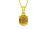 Panchdhatu Thailand Yellow Sapphire Pendant Prime Quality (P10)