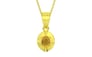 Panchdhatu Thailand Yellow Sapphire Pendant Prime Quality (P11)