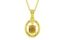 Panchdhatu Thailand Yellow Sapphire Pendant Prime Quality (P2)