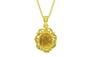 Panchdhatu Thailand Yellow Sapphire Pendant Prime Quality (P5)