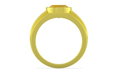 Panchdhatu Thailand Yellow Sapphire Ring Fine Quality (R1)