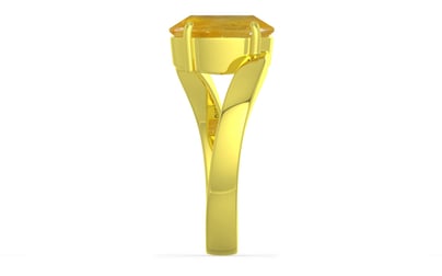 Panchdhatu Thailand Yellow Sapphire Ring Fine Quality (R2)