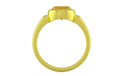 Panchdhatu Thailand Yellow Sapphire Ring Fine Quality (R6)