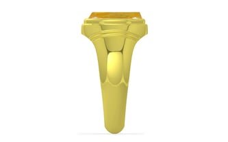 Panchdhatu Thailand Yellow Sapphire Ring Fine Quality (R7)